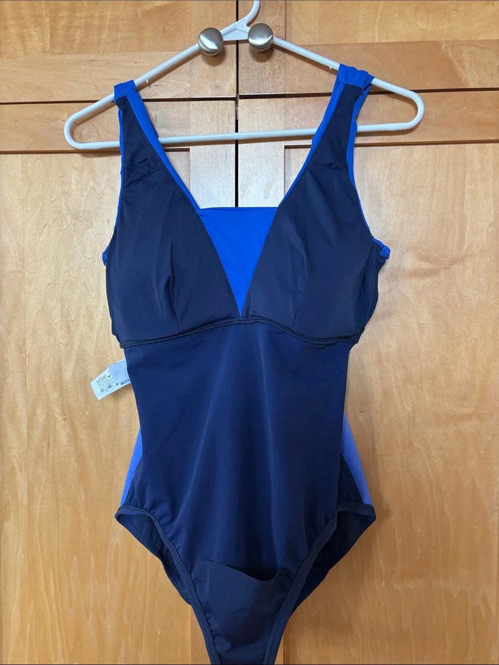 Lands' End Royal Blue MAST Women's ONE piece Swim Suit-Size 12-